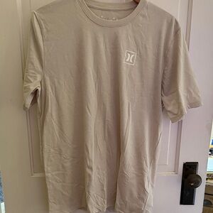 Hurley Men's Beige Short Sleeve Tee